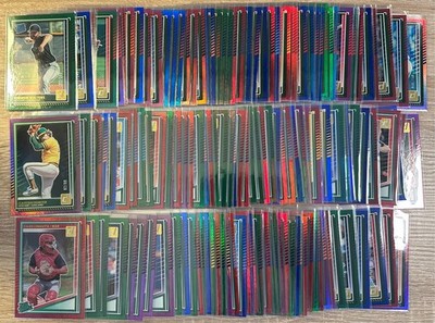 2025 PANINI DONRUSS BASEBALL SP COLOR PARALLELS WITH RCs- PICK FROM LIST!