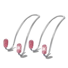 2021 Newest Bling Auto Hooks,Car Hangers Organizer Seat Headrest Hooks  Bag Pink