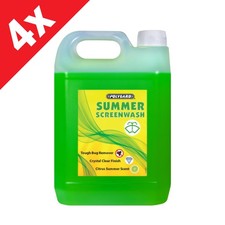 4x Polygard Summer Screen Wash 5L 5 Litre Bug Remover Citrus Scent Car Care 1.76 per litre