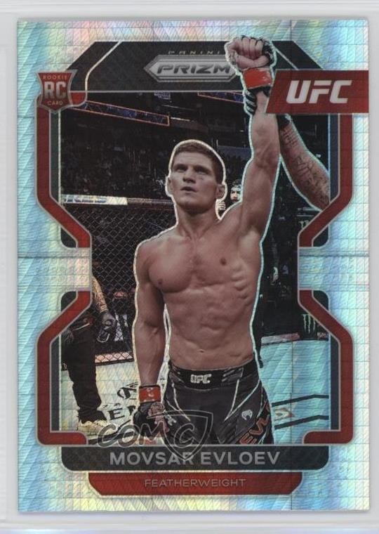 2022 Panini Prizm UFC Hyper Prizm Movsar Evloev #130 7u1