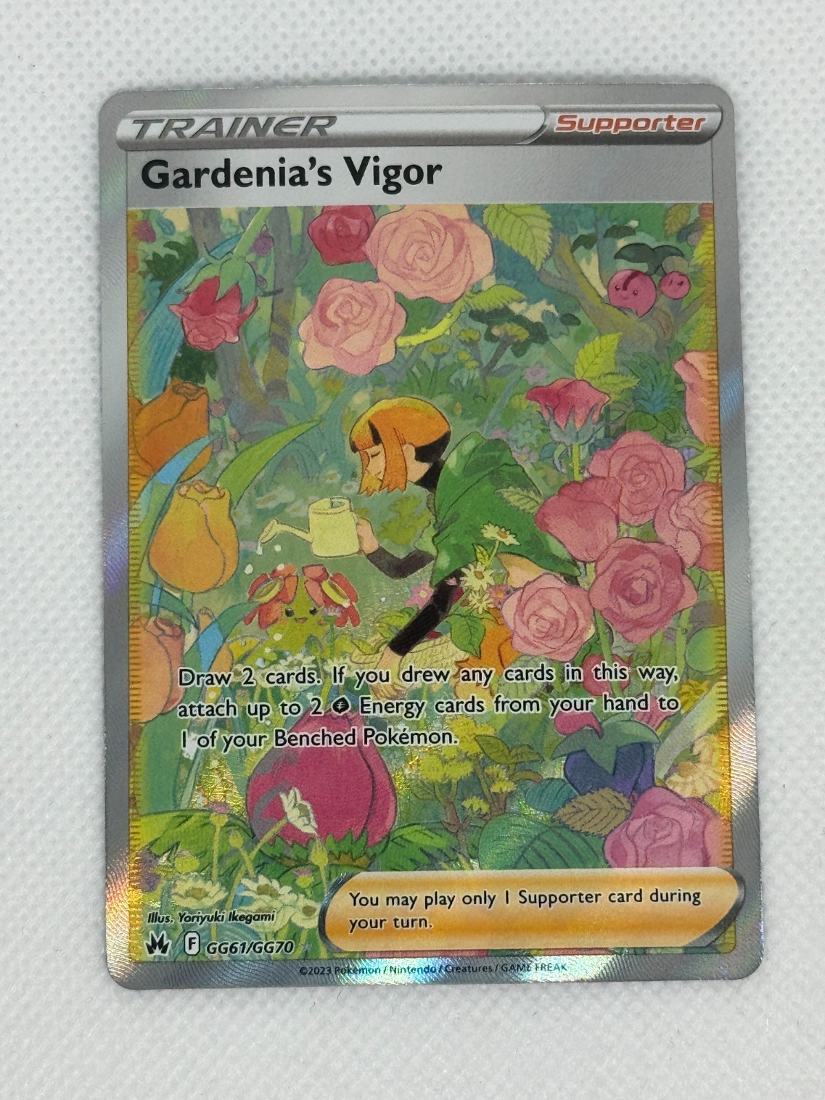 Gardenia's Vigor GG61/GG70 Crown Zenith Galarian Gallery Pokemon Card NM