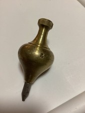 Vintage Brass Plumb Bob Has No 2 On It