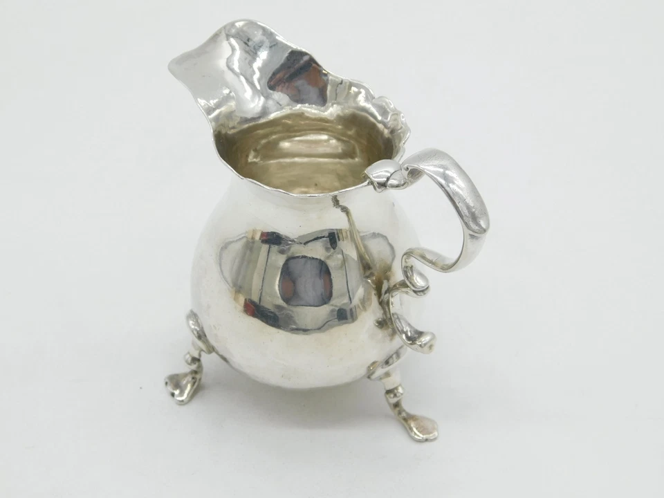 Jarra balaustre crema plata esterlina Jorge II antigua 1750 Londres Foto 4 de 4