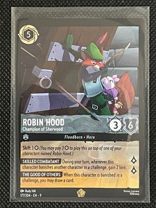 Robin Hood - Champion of Sherwood 177/204 Disney Lorcana Fabled LEGENDARY