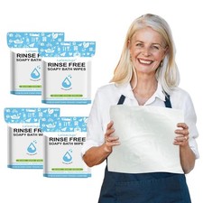 100 Pcs Body Wipes for Adults Bathing No Rinse, Bath 100 Count Pack of 1 