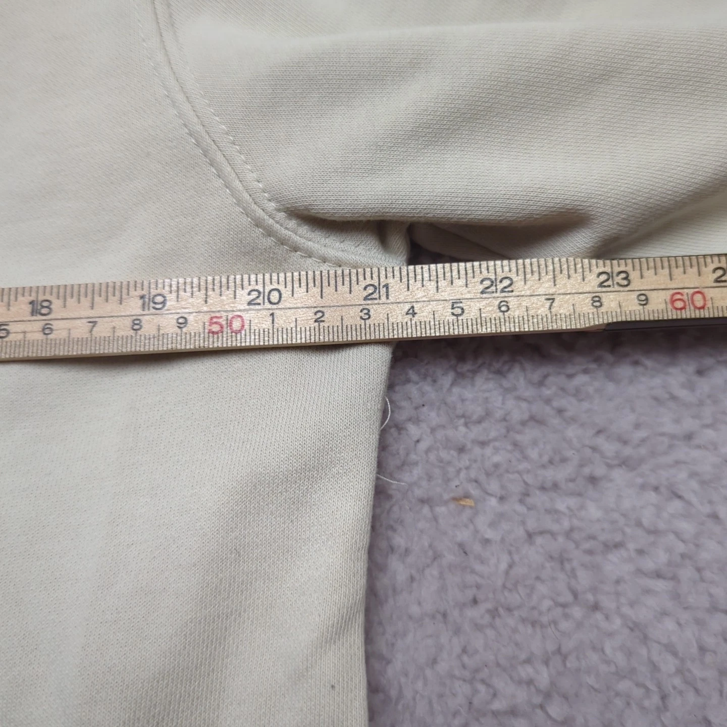 OFF WHITE QUIKSILVER Felpa con Cappuccio Uomo Piccola Beige Off White Y2K Logo Centrale Skate anni 2000 S