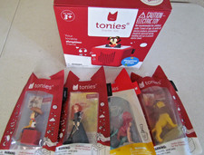 Red Tonies Toniebox Starter Set Disney w/ 4 Disney Kids Audio Player - New