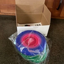 FARBERWARE SILICONE FOOD SAVERS  SET OF 10 -  SOLD BY HSN