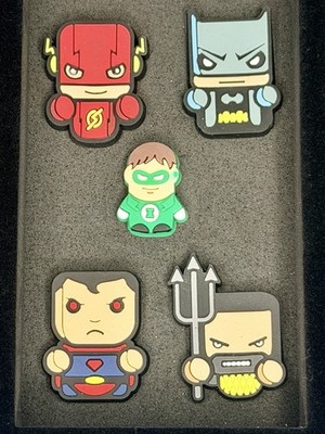 Shoe Charms for Clog-Style Shoes | Snap-In Decorative Accessories | Superheroes