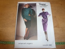 Vogue Patterns Paris Original Emmanuel Ungaro 1654 - Size 12
