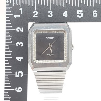 【稼動】 ラドー 腕時計 DIASTAR 104.0118.3 QZ メンズ RADO Diastar 104.0118.3 Analog Quartz Men Diamond Star Qz Dial