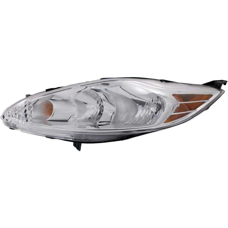 LH & RH Headlights For Ford Fiesta 2011-2013 Halogen w/ Bulbs CAPA S SE SEL SES - Imagem 2 de 4