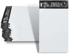 White Poly Mailers Envelopes Shipping Mailer Seal Bags 200 9 x 12 3.0 Mil