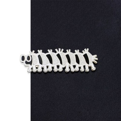 Vintage ACME Studio ''Silkworm'' Tie Bar by MEMPHIS Founder ETTORE SOTTSASS - NEW
