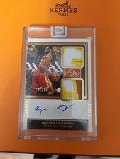 2020-21 Panini One And One Onyeka Okongwu Dual 3 Clr Rpa /10 Gold SEALED 🔥