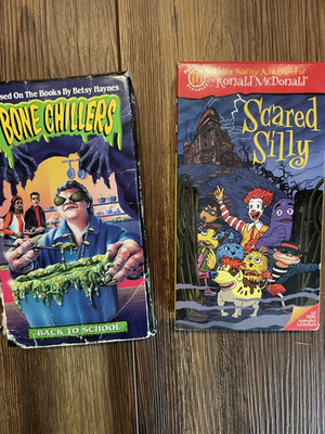 Bone Chillers: Back To School (VHS, 1997)  and Scared Silly McDonalds