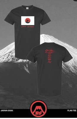 Eddie Vedder 東京公演限定 Tシャツ Mサイズ Pearl Jam OFFICIAL Pearl Jam Eddie Vedder 2026 Japan Tour Flag Shirt Size