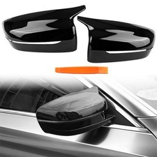 Paar Schwarz Gl�nzend Spiegelkappen Au�enspiegel f�r BMW G20 G28 G30 G38 G11 G12