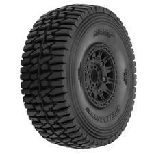 Pro-Line Racing 1/7 Mirage TT Fr/Rr MT Tires Mtd 17mm Blk Raid 2 RC Tire