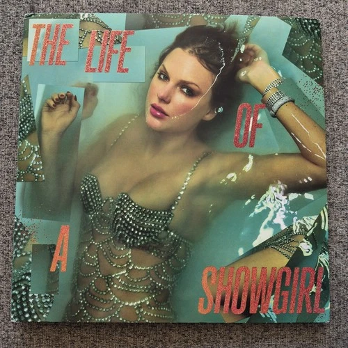 ✨ Taylor Swift – The Life Of A Showgirl LP Orange Glitter Vinyl 💿 Limited