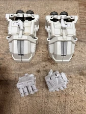 3rd Party Combiner Wars TFs Upgrade Kits Hands Feet White ( Eg. Superion )