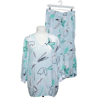 Hampton Bays, Set, Größe: 42, Cupro/Viskose, Blau/Grün/Weiß, Blumen #NtJ