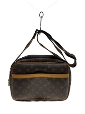 LOUIS VUITTON SHOULDER BAG REPORTER PM_MONOGRAM CANVAS PVC Brown Used