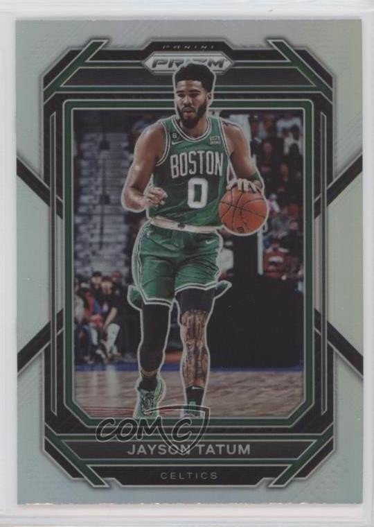 2022-23 Panini Prizm Silver Prizm Jayson Tatum #17 12g7