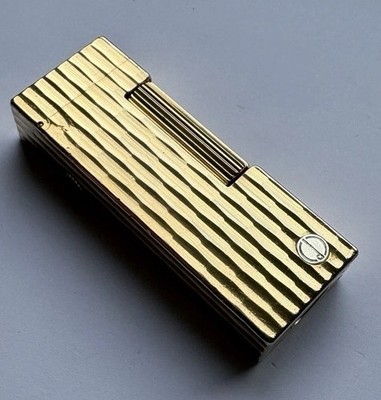 Dunhill Gold ''Bamboo'' Rollagas Feuerzeug 1990 - komplett überholt