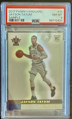 #ad #ad 2017 18 Panini Vanguard Jayson Tatum #25 Sample RC LOW POP $250.00