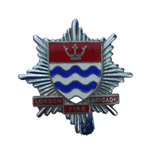 OBSOLETE LONDON FIRE BRIGADE CAP BADGE