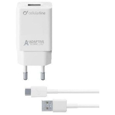 CellularLine Adaptive Fast Charger USB-Type-C Kit 15W, designed fo #1907073