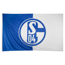 FC Schalke 04  150 x 250 cm , Fahne Flagge Gelsenkirchen Hissfahne
