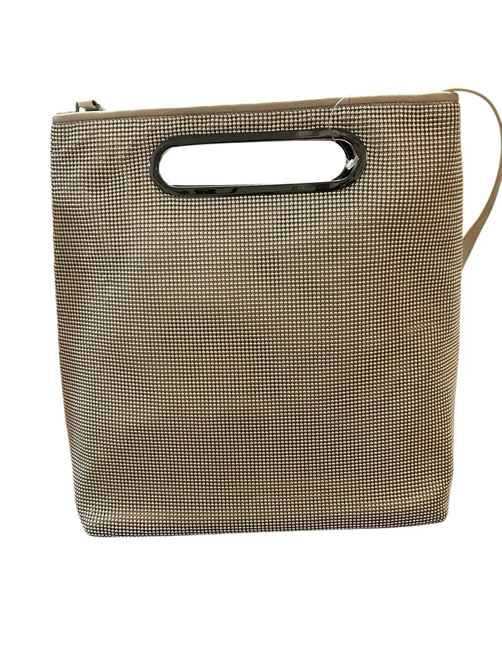 Bolso de Mano Whiting & Davis Nuevo con Etiquetas Malla Plateada Correa para el Hombro Extraíble Foto 2 de 4