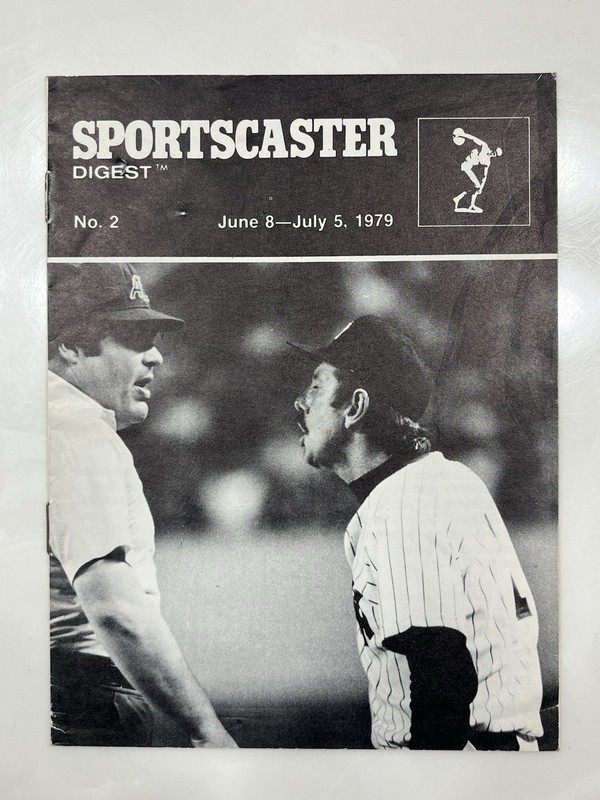 Sportscaster Digest No. 2 June 8–July 5 1979 Baseball Oakland Athletics Ad