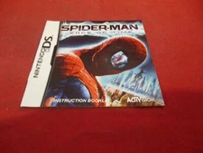 Spider-man Edge of Time Nintendo DS Instruction Manual Booklet ONLY
