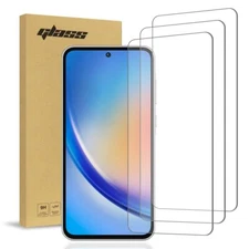 For Samsung Galaxy A35 5G 2.5D Tempered Glass Screen Protector (3 Per Pack)