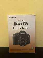 Spanish CANON EOS REBEL T3i 600D INSTRUCTION MANUAL
