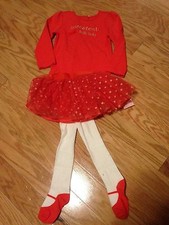 NEW Gymboree Bear-y New Polka Dot Tutu Tights Sweetest Little Lady Top 12 18 24M