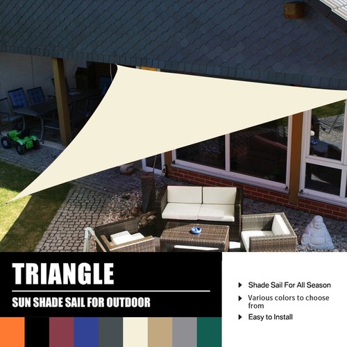 Waterproof Shade Sail Patio Awning Outdoor Garden Pool Sun Canopy Shelter Cover - Picture 532 of 606