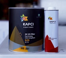 Kapci 626 5:1:1 Auto High Build 2K Urethane Primer/Sealer GRAY GALLON Kit!