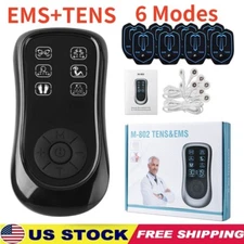 HOT Masajeador Electro estimulador muscular EMS Pulso Alivio del dolor 6 modes