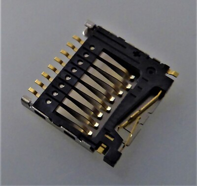 5 Items Per LOT: DM3D-SF Memory Card Connector MicroSD Push-Pull 8 Gold Contacts