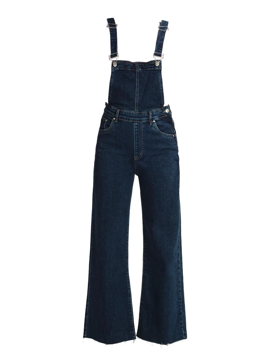 Ad Oro Salopette donna in jeans a zampa eBay