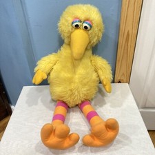 Sesame Street Big Bird 30 XL Plush - Hasbro Softies, 1985