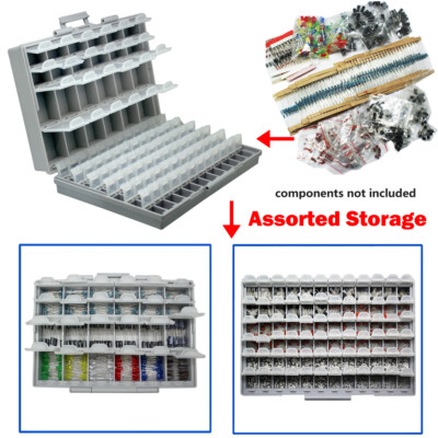 AideTek BOX-ALL-48 ESD Safe Housing for Surface Mounting Components 1206 0805 0603 0402 0201 Chips Diodes Transistor AideTek BOX-ALL-48 ESD Safe Housing for Surface Mounting Components 1206 0805 0603 0402 0201 Chips Diodes Transistor