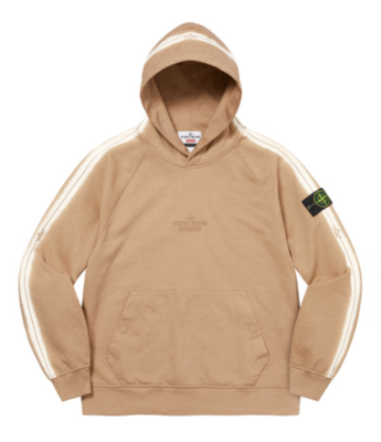 Supreme Stone Island Stripe Hooded Sweatshirt Hoodie