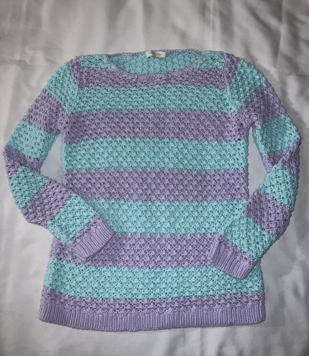 NWT Hanna Andersson Girls 140 10 Autumn Cardigan Sweater GRAY + Flowers Cotton - Picture 6 of 24