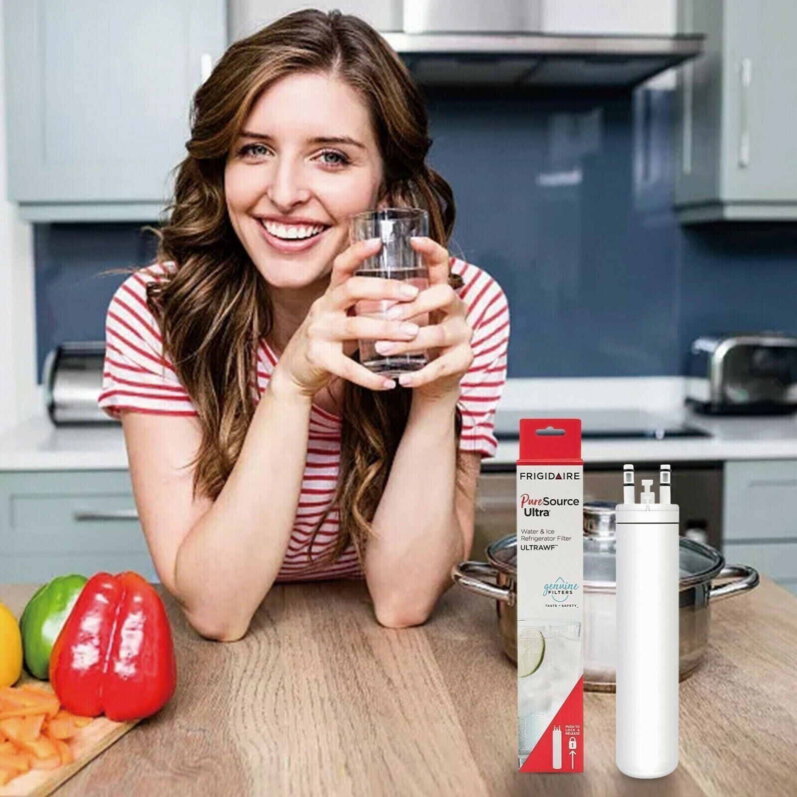 2 Pack ULTRAWF Frigidaire Ultra PureSource Refrigerator Water Filter US Stock