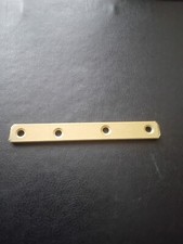 2x 13mm x 4" (10cm) Gold Coated Metal Strips To Strengthen Joints Useful & NEW